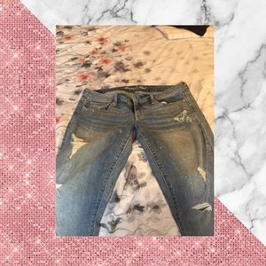 American Eagle Glittered Jeans